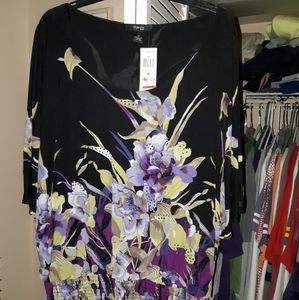 Light weight flowery blouse
